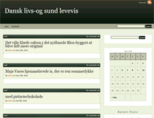 Tablet Screenshot of familie-sundhed.com